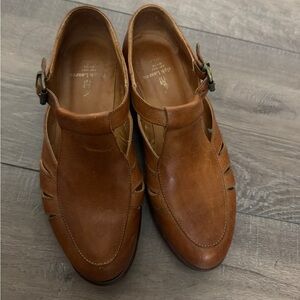 Ralph Lauren Italy Brown Leather Loafer Shoes Flats Women's Size US6B *RRP $895